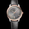 40 mm, steel ‑ Sedna™ gold on leather strap^OMEGA Hot