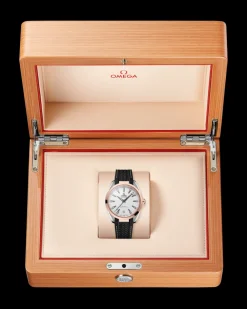 41 mm, steel ‑ Sedna™ gold on rubber strap^OMEGA Clearance