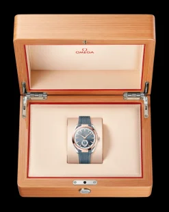 41 mm, steel ‑ Sedna™ gold on rubber strap^OMEGA New