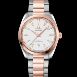 38 mm, steel ‑ Sedna™ gold on steel ‑ Sedna™ gold^OMEGA Sale