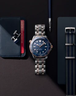 42 mm, steel ‑ Sedna™ gold on steel ‑ Sedna™ gold^OMEGA New