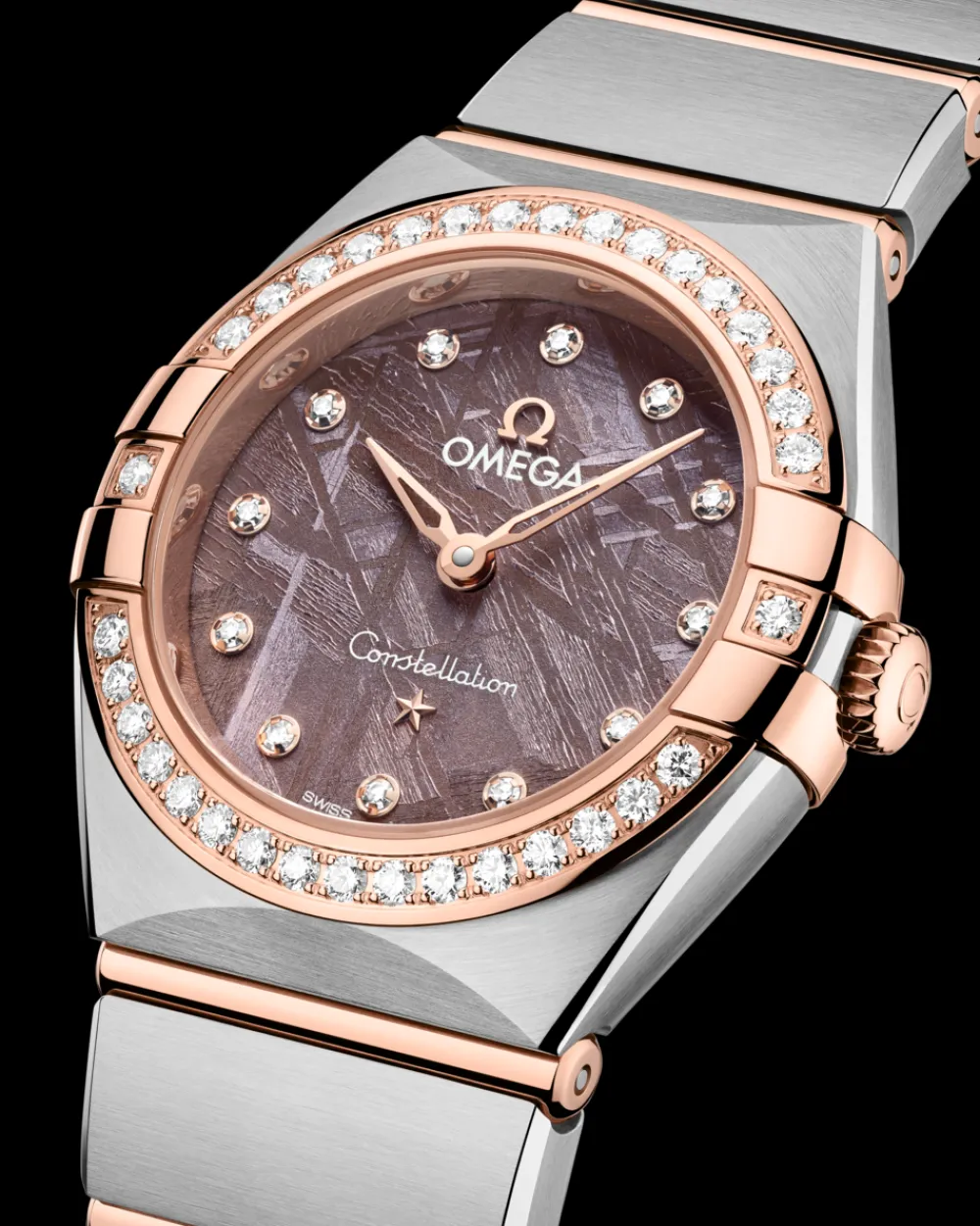 25 mm, steel ‑ Sedna™ gold on steel ‑ Sedna™ gold^OMEGA Online