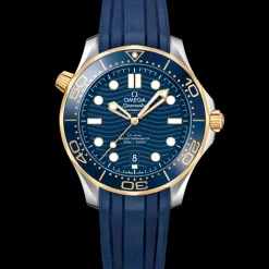 42 mm, steel ‑ yellow gold on rubber strap^OMEGA Hot