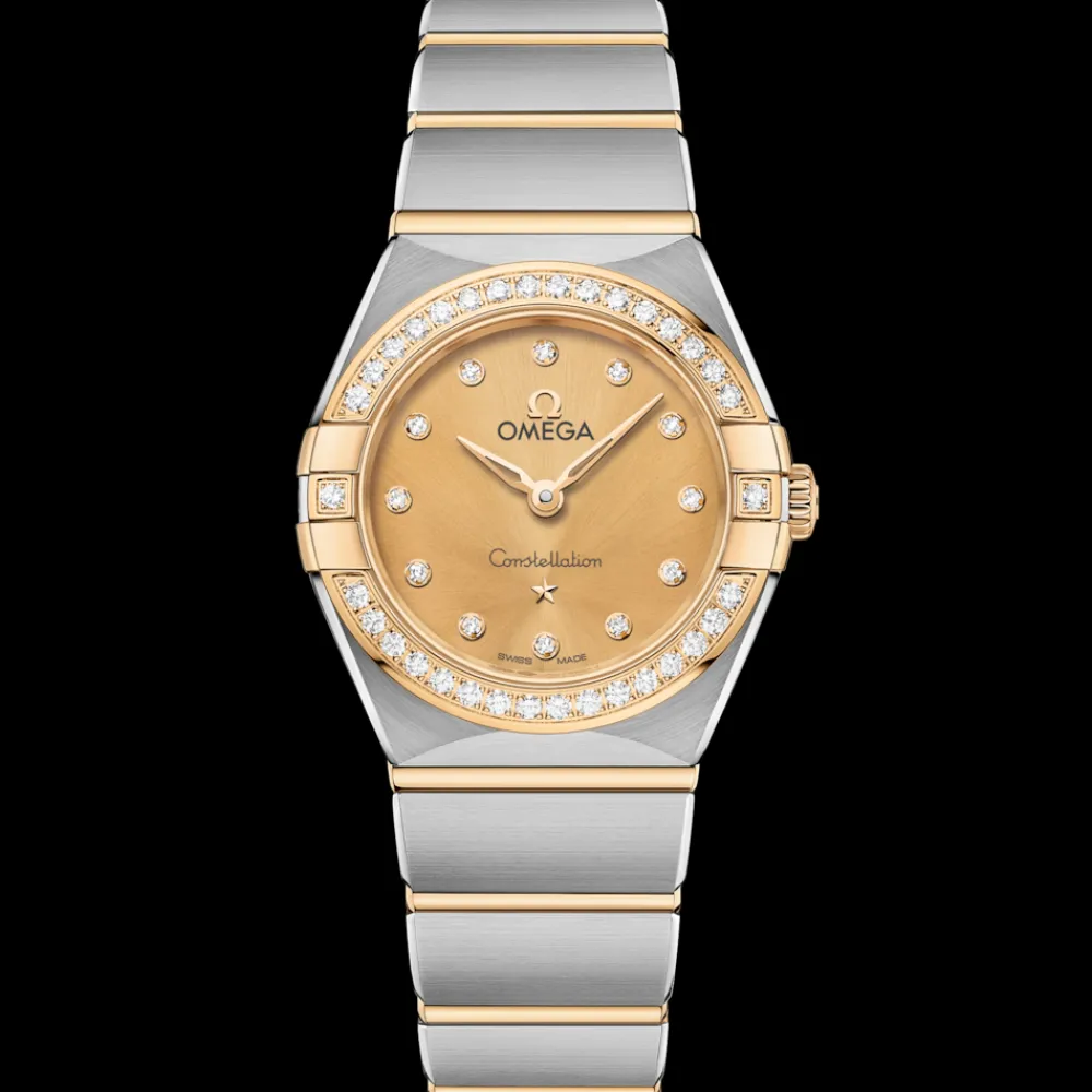 25 mm, steel ‑ yellow gold on steel ‑ yellow gold^OMEGA Sale