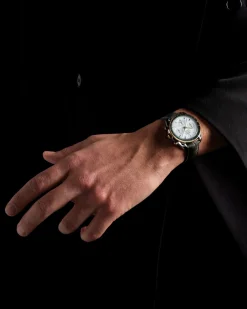 38 mm, steel ‑ yellow gold on leather strap^OMEGA Hot