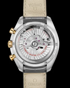 44.25 mm, steel ‑ yellow gold on leather strap^OMEGA Best