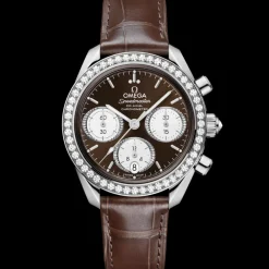 38 mm, steel on alligator^OMEGA New
