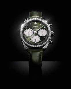 38 mm, steel on alligator^OMEGA Hot