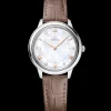 30 mm, steel on leather strap^OMEGA New