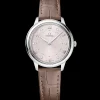 30 mm, steel on leather strap^OMEGA Clearance
