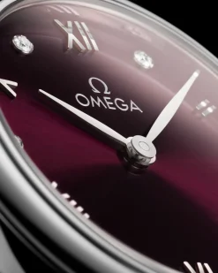 27.5 mm, steel on leather strap^OMEGA Sale