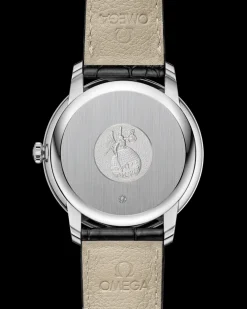 39.5 mm, steel on leather strap^OMEGA Best