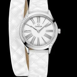 26 mm, steel on leather strap^OMEGA Clearance
