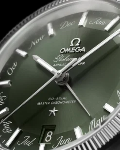 41 mm, steel on leather strap^OMEGA Discount