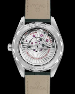 41 mm, steel on leather strap^OMEGA Outlet
