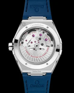 41 mm, steel on leather strap^OMEGA Hot