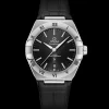 39 mm, steel on leather strap^OMEGA Outlet
