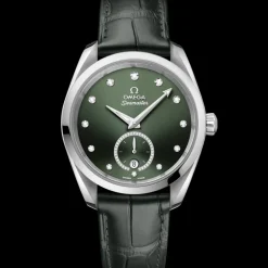 38 mm, steel on leather strap^OMEGA Best