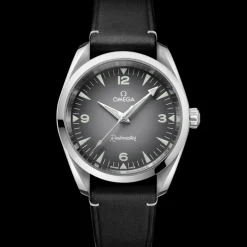38 mm, steel on leather strap^OMEGA Online