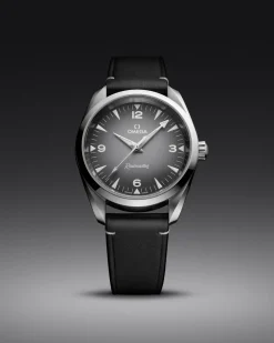 38 mm, steel on leather strap^OMEGA Online