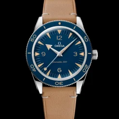 41 mm, steel on leather strap^OMEGA Best