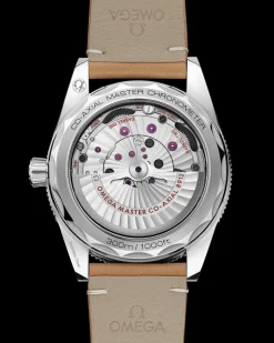 41 mm, steel on leather strap^OMEGA Best