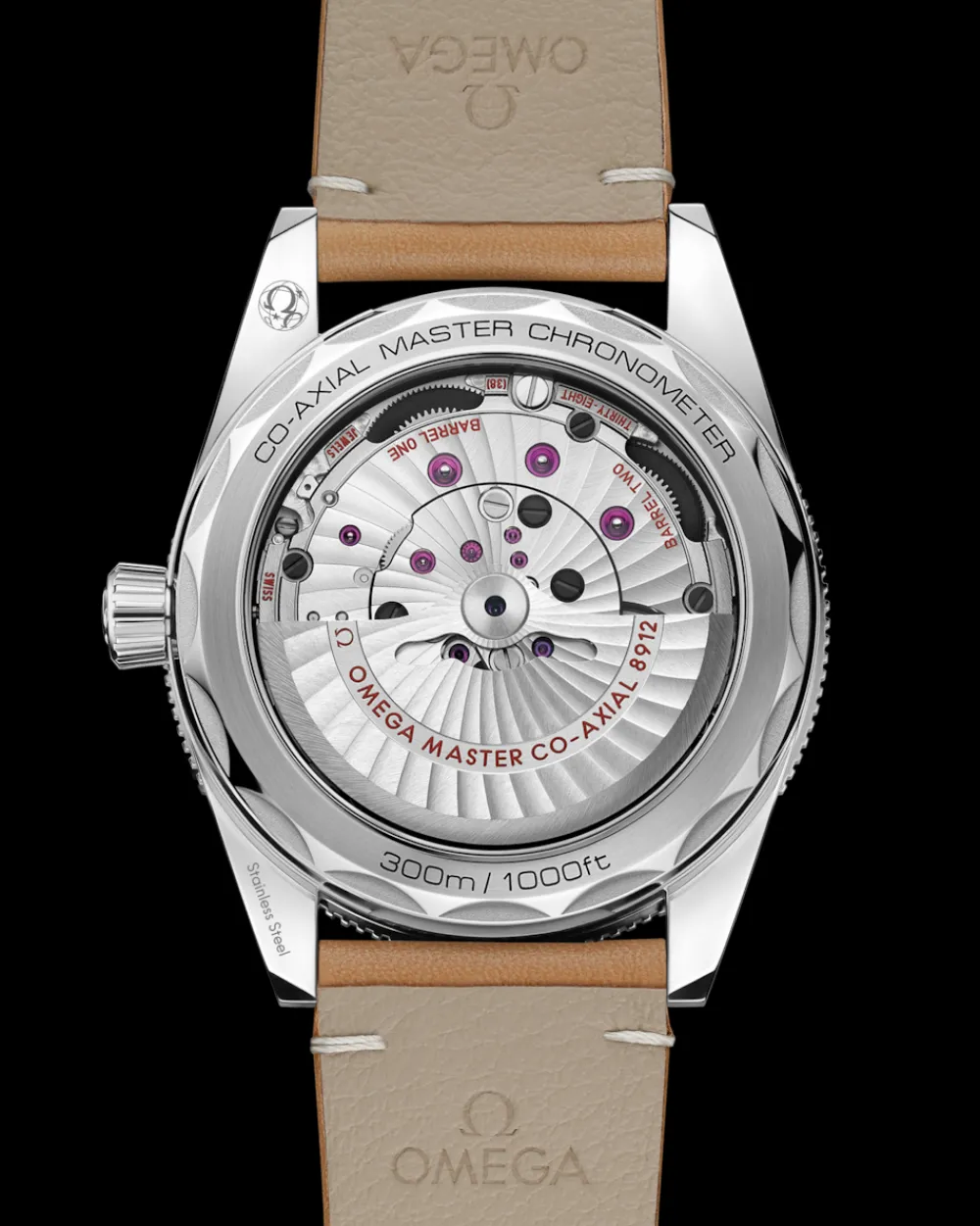 41 mm, steel on leather strap^OMEGA Best