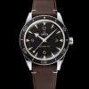 41 mm, steel on leather strap^OMEGA Hot