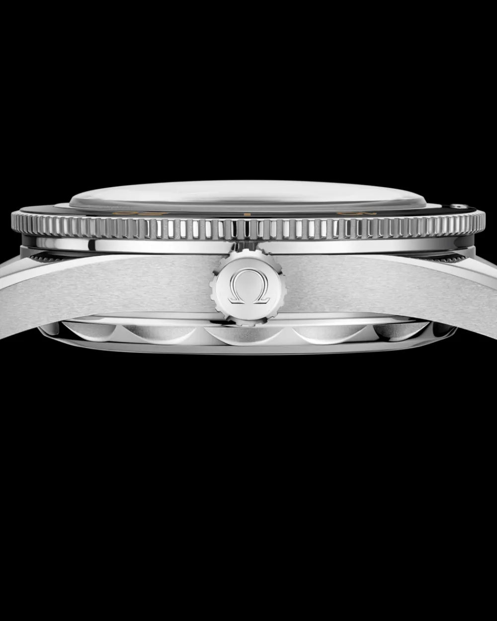 41 mm, steel on leather strap^OMEGA Hot