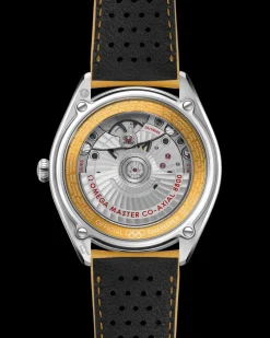 39.5 mm, steel on leather strap^OMEGA Discount