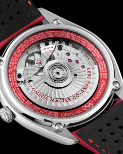39.5 mm, steel on leather strap^OMEGA Online
