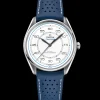 39.5 mm, steel on leather strap^OMEGA Clearance