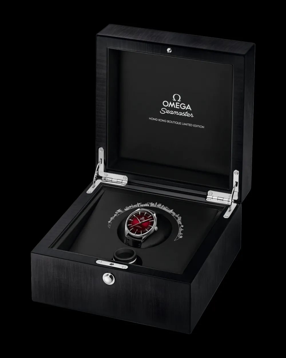 39.5 mm, steel on leather strap^OMEGA Discount
