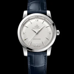 38 mm, steel on leather strap^OMEGA Clearance