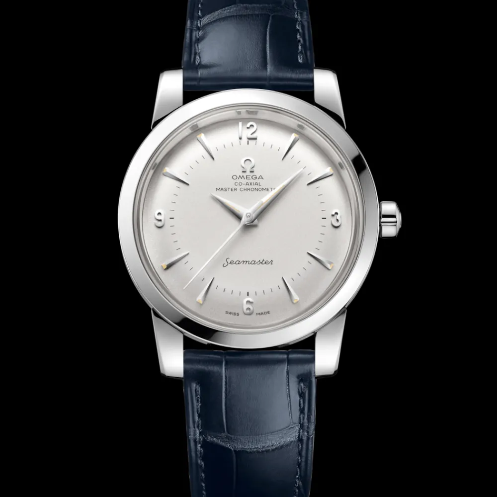 38 mm, steel on leather strap^OMEGA Clearance