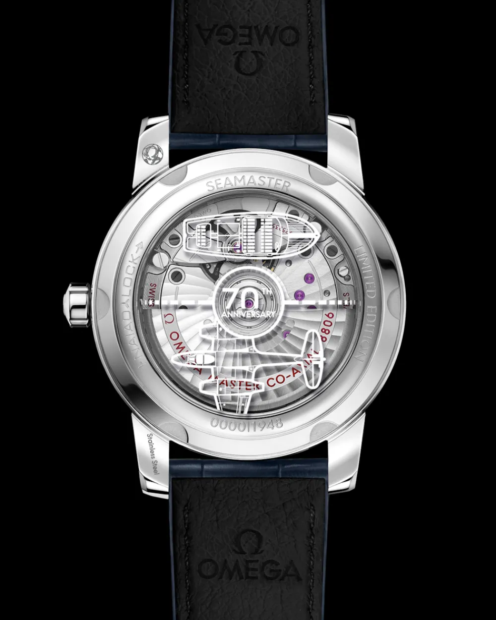 38 mm, steel on leather strap^OMEGA Clearance