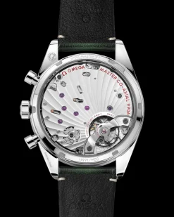 40.5 mm, steel on leather strap^OMEGA Best