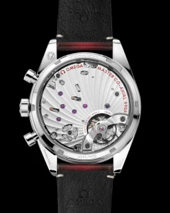 40.5 mm, steel on leather strap^OMEGA Online