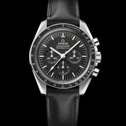 42 mm, steel on leather strap^OMEGA Clearance