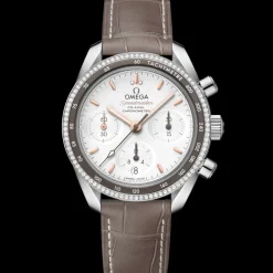 38 mm, steel on leather strap^OMEGA Clearance