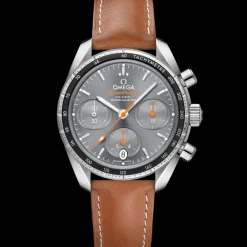 38 mm, steel on leather strap^OMEGA Best