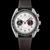 43 mm, steel on leather strap^OMEGA Fashion