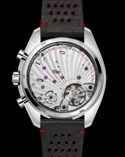 43 mm, steel on leather strap^OMEGA Fashion