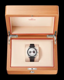 43 mm, steel on leather strap^OMEGA Fashion