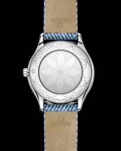 26 mm, steel on leather strap^OMEGA Online