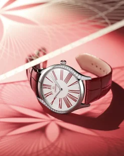 36 mm, steel on leather strap^OMEGA Outlet