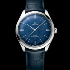 40 mm, steel on leather strap^OMEGA Discount