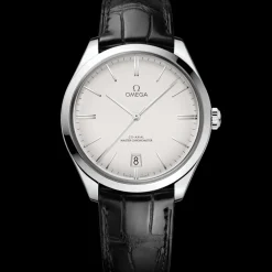 40 mm, steel on leather strap^OMEGA Hot