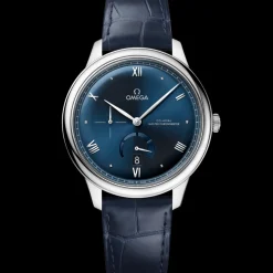 41 mm, steel on leather strap^OMEGA Outlet