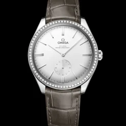 40 mm, steel on leather strap^OMEGA Fashion